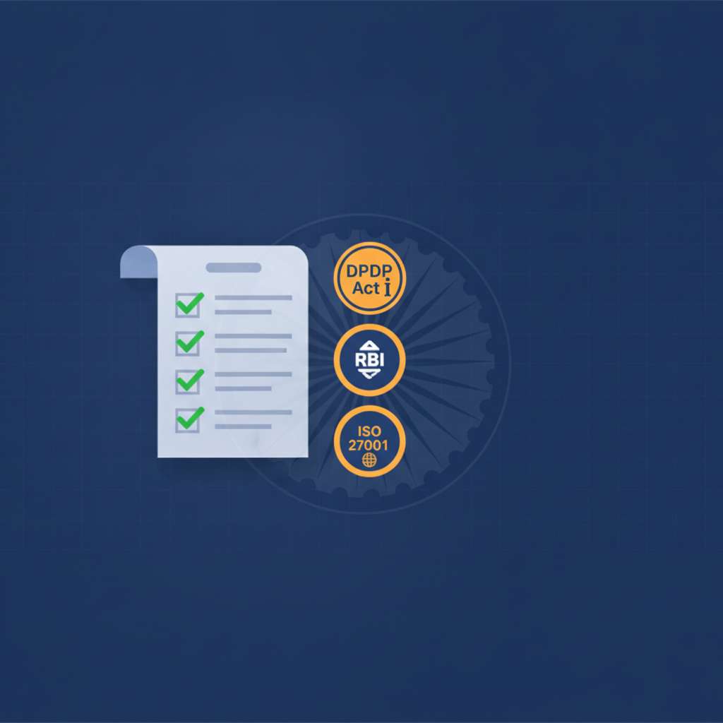Cybersecurity Compliance in India: DPDP Act, CERT-In, RBI, SEBI and ISO 27001 Explained