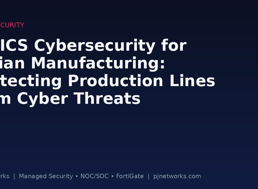OT/ICS Cybersecurity for Indian Manufacturing: Protecting Production Lines from Cyber Threats