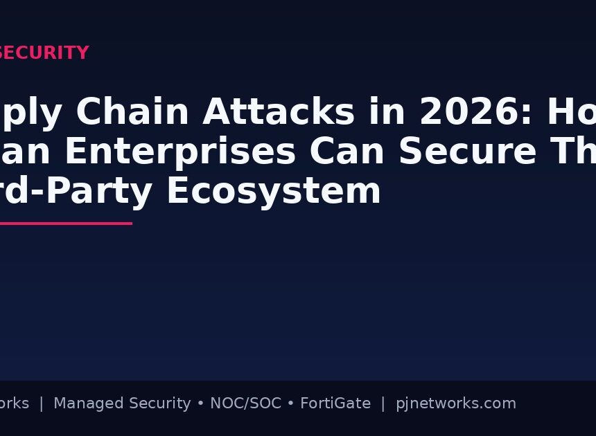 Supply Chain Attacks in 2026: How Indian Enterprises Can Secure Their Third-Party Ecosystem