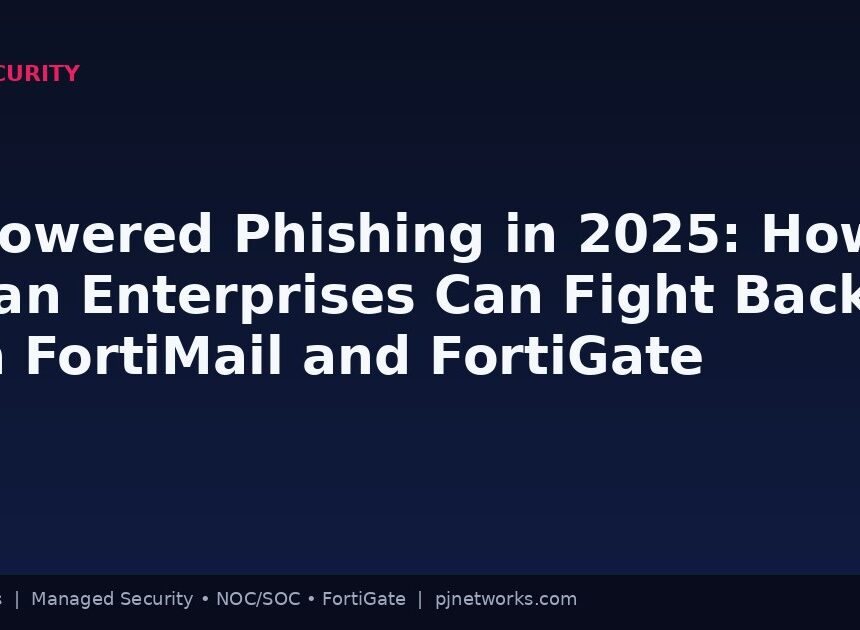 AI-Powered Phishing in 2025: How Indian Enterprises Can Fight Back with FortiMail and FortiGate