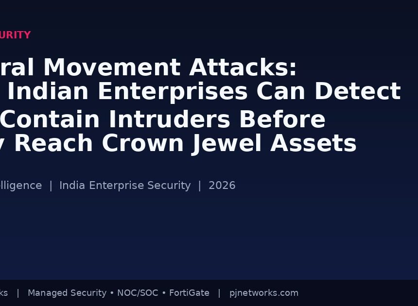 Lateral Movement Attacks: How Indian Enterprises Can Detect and Contain Intruders Before They Reach Your Crown Jewel Assets