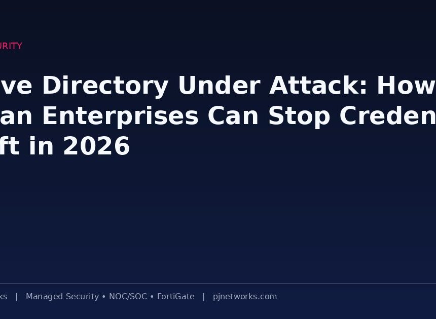 Active Directory Under Attack: How Indian Enterprises Can Stop Credential Theft in 2026