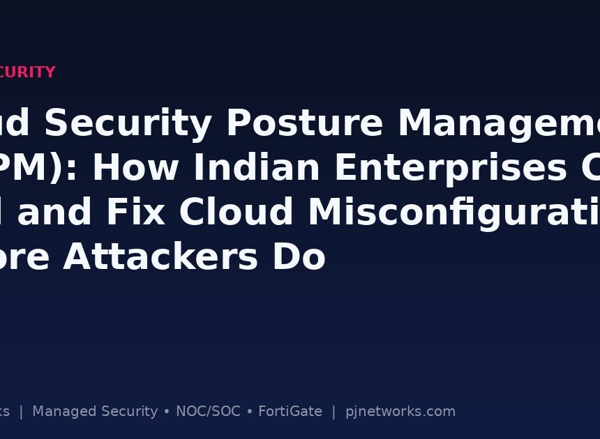 Cloud Security Posture Management (CSPM): How Indian Enterprises Can Find and Fix Cloud Misconfigurations Before Attackers Do