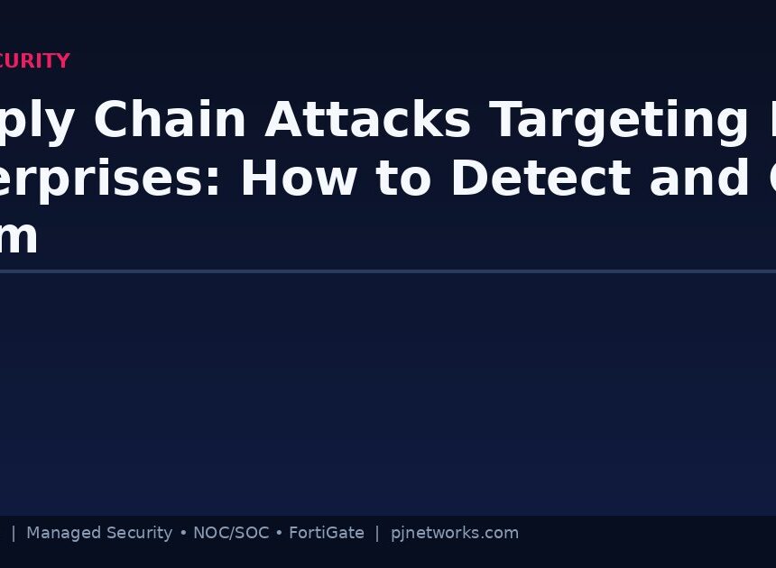 Supply Chain Attacks Targeting Indian Enterprises: How to Detect and Contain Them