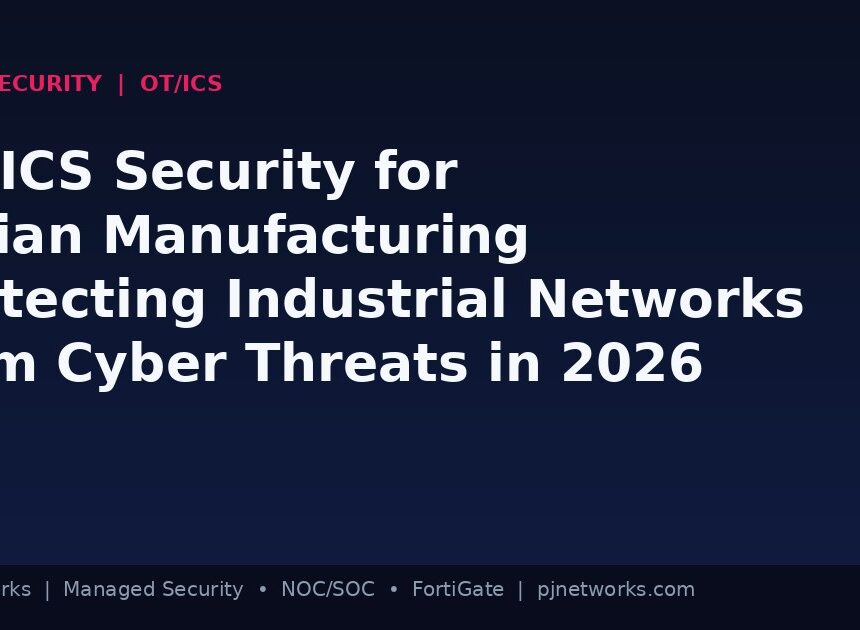 OT/ICS Security for Indian Manufacturing: Protecting Industrial Networks from Cyber Threats in 2026