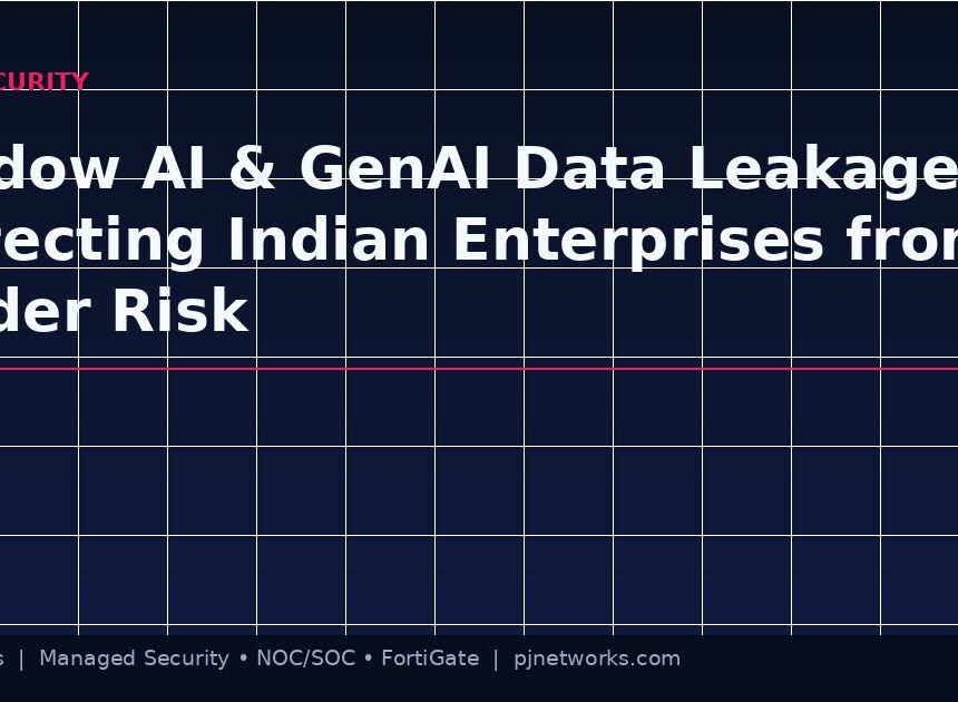 Shadow AI and GenAI Data Leakage: Protecting Indian Enterprises from the New Insider Risk