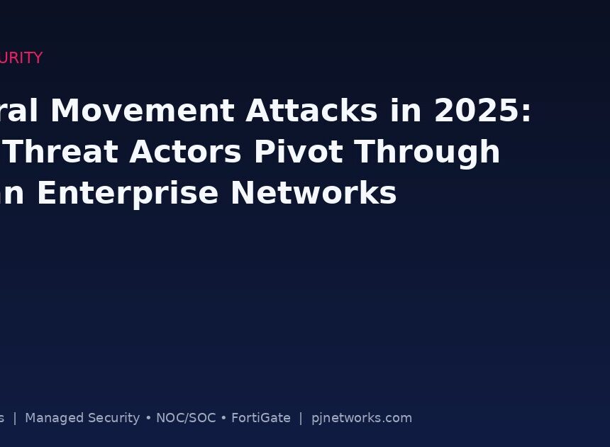 Lateral Movement Attacks in 2025: How Threat Actors Pivot Through Indian Enterprise Networks