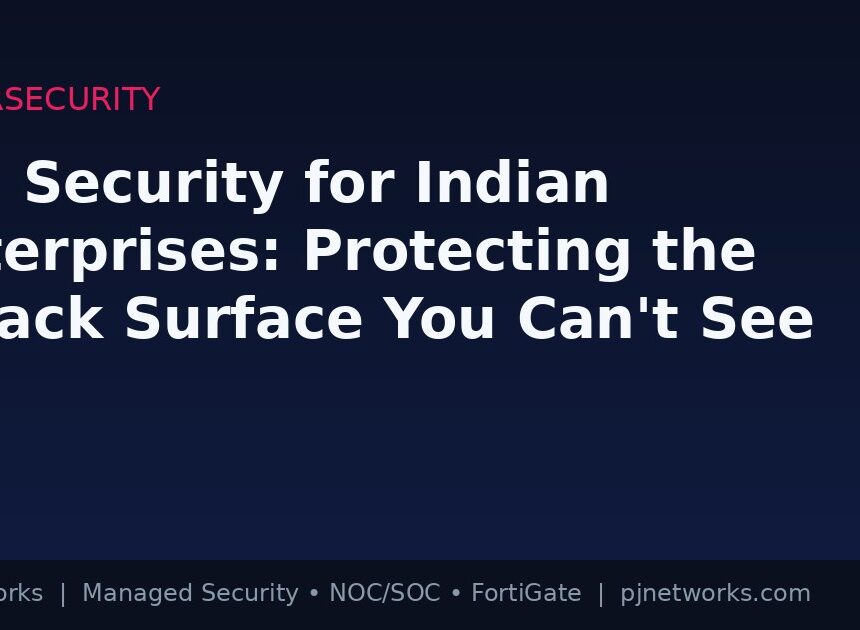 API Security for Indian Enterprises: Protecting the Attack Surface You Can’t See