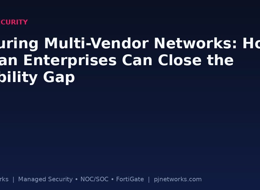 Securing Multi-Vendor Networks: How Indian Enterprises Can Close the Visibility Gap