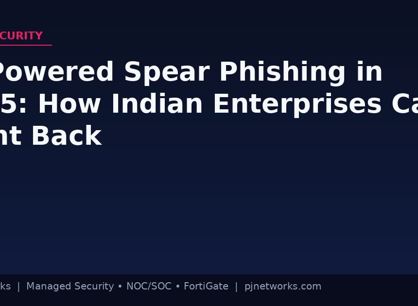 AI-Powered Spear Phishing in 2025: How Indian Enterprises Can Fight Back