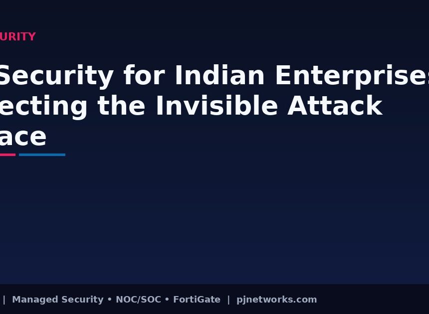 API Security for Indian Enterprises: Protecting the Invisible Attack Surface