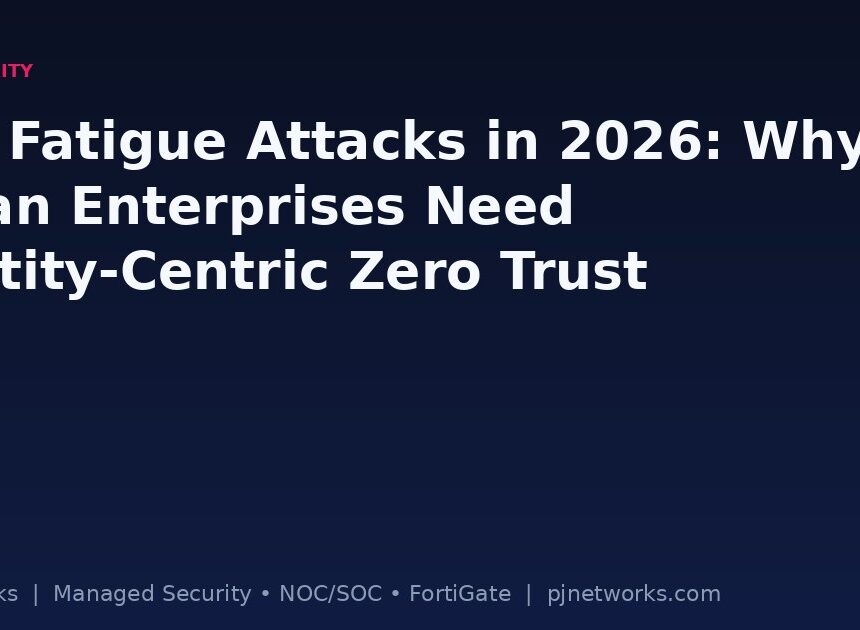 MFA Fatigue Attacks in 2026: Why Indian Enterprises Need Identity-Centric Zero Trust