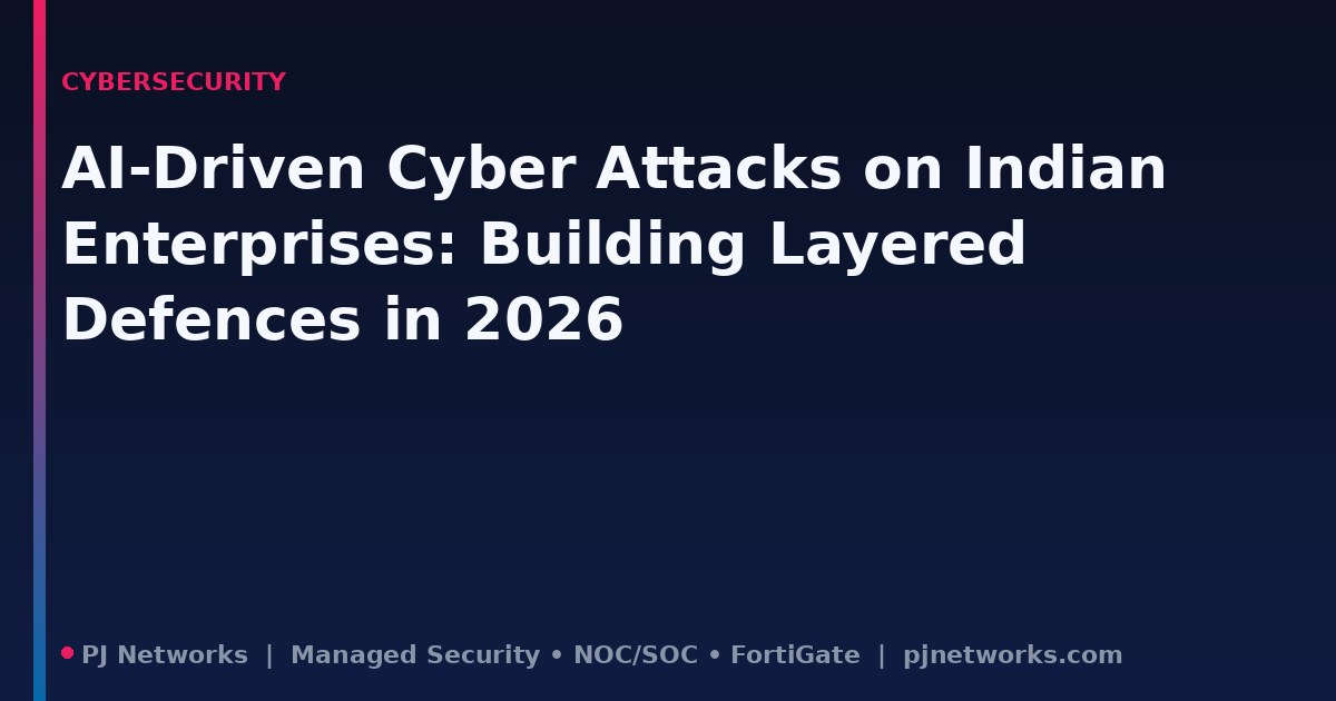 AI-Driven Cyber Attacks on Indian Enterprises: Building Layered Defences in 2026