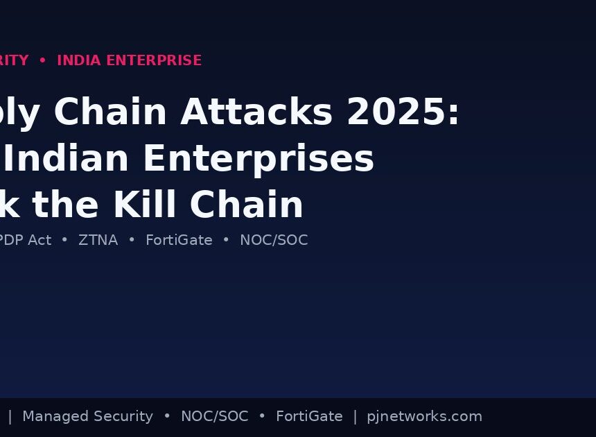 Supply Chain Attacks in 2025: How Indian Enterprises Can Break the Kill Chain Before It Breaks Them