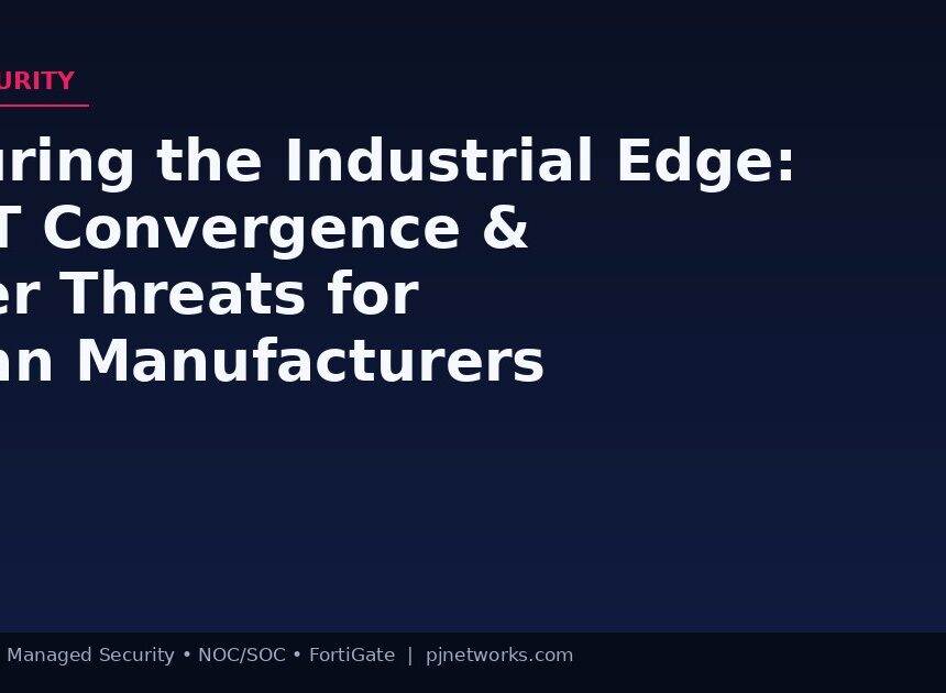Securing the Industrial Edge: OT/IT Convergence and Cyber Threats Facing Indian Manufacturers