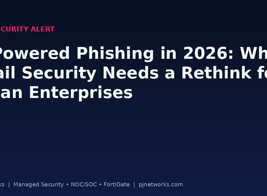 AI-Powered Phishing in 2026: Why Email Security Needs a Rethink for Indian Enterprises