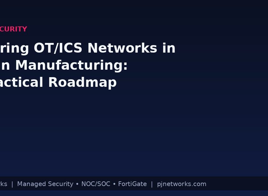 Securing OT/ICS Networks in Indian Manufacturing: A Practical Roadmap