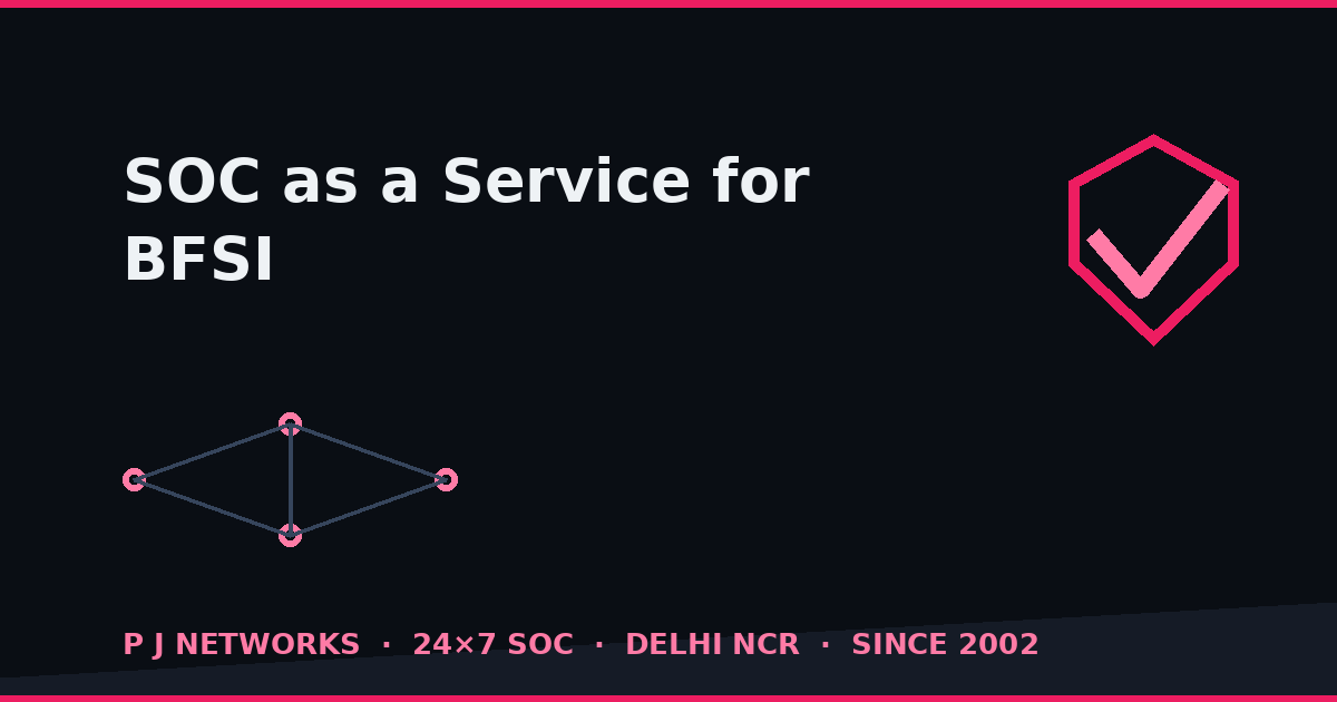SOC as a Service for BFSI — RBI and SEBI aligned security operations in India