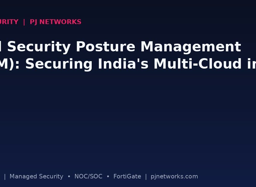 Cloud Security Posture Management (CSPM): How Indian Enterprises Can Secure Their Multi-Cloud Journey in 2026