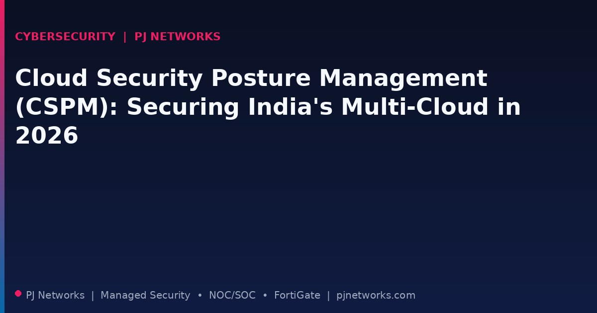 Cloud Security Posture Management (CSPM): How Indian Enterprises Can Secure Their Multi-Cloud Journey in 2026
