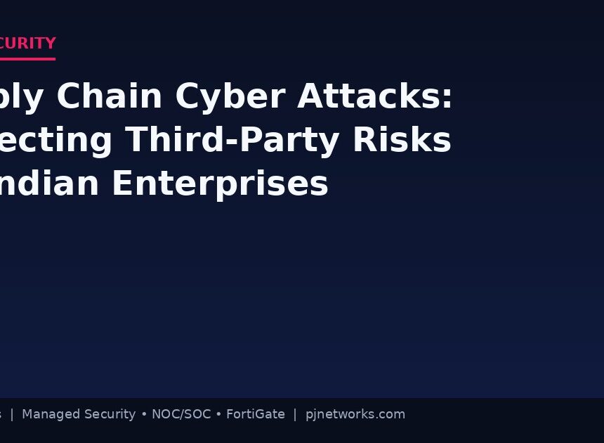 Supply Chain Cyber Attacks: How Indian Enterprises Can Protect Third-Party Risks in 2025