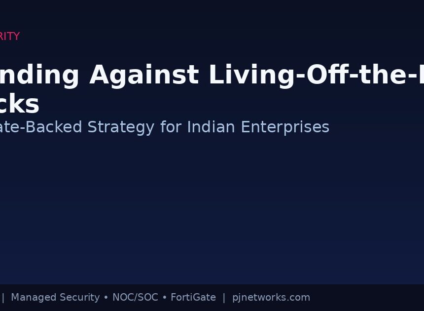 Defending Against Living-Off-the-Land Attacks: A FortiGate-Backed Strategy for Indian Enterprises